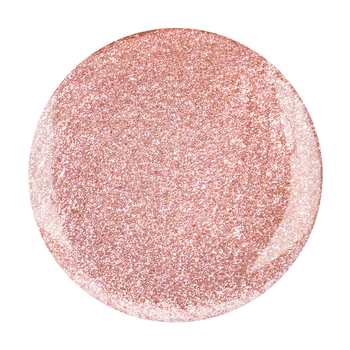 metallic UV nail polish<br>roségold