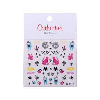 Nail Tattoo <br>party animal